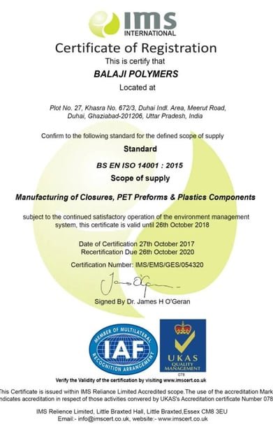 IMS Certificate 2